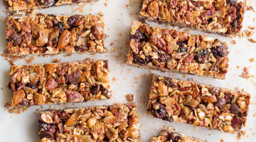 Cranberry Seed Trail Mix Bars